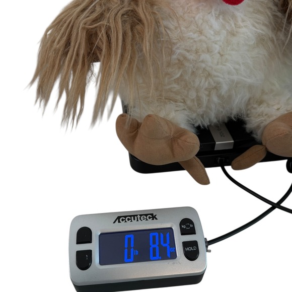 Mary Meyer 12-16" Stuffed Fabfuzz Rooster Plush Toy White Brown Red Farm Animal - Picture 6 of 11